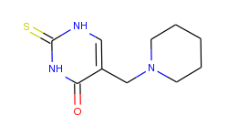 5-(piperidinomethyl)-2-thioxo-2,3-dihydro-4(1h)-pyrimidinone