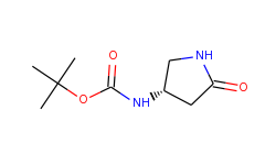 Carbamic acid, [(3S)-5-oxo-3-pyrrolidinyl]-, 1,1-dimethylethyl ester