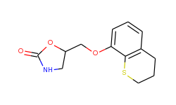5-(thiochroman-8-yloxymethyl)oxazolidin-2-one