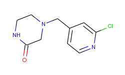 4-((2-chloropyridin-4-yl)methyl)piperazin-2-one