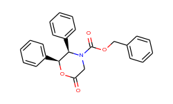 benzyl (2s,3r)-(+)-6-oxo-2,3-diphenyl-4-morpholinecarboxylate