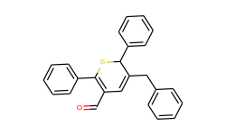 3-benzyl-2,6-diphenyl-2h-thiopyran-5-carbaldehyde
