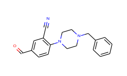2-(4-benzylpiperazin-1-yl)-5-formylbenzonitrile