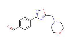 4-[5-(morpholin-4-ylmethyl)-1,2,4-oxadiazol-3-yl]-benzaldehyde