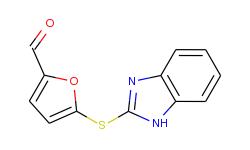 5-(1h-benzoimidazol-2-ylsulfanyl)-furan-2-carbaldehyde