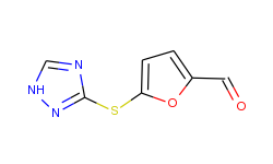 5-(1h-[1,2,4]triazol-3-ylsulfanyl)-furan-2-carbaldehyde