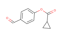 4-formylphenyl cyclopropanecarboxylate
