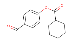 4-formylphenyl cyclohexanecarboxylate