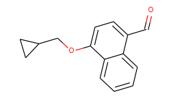 4-(cyclopropylmethoxy)-1-naphthaldehyde