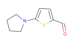 5-(1-pyrrolidinyl)-2-thiophenecarbaldehyde