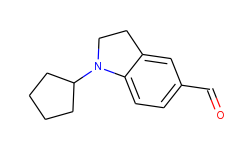 1-cyclopentyl-2,3-dihydro-1h-indole-5-carbaldehyde