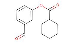 3-formylphenyl cyclohexanecarboxylate