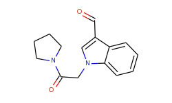 1-(2-oxo-2-pyrrolidin-1-yl-ethyl)-1h-indole-3-carbaldehyde