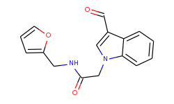 2-(3-formyl-indol-1-yl)-n-furan-2-ylmethyl-acetamide