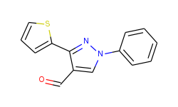 1-phenyl-3-(2-thienyl)-1h-pyrazole-4-carbaldehyde