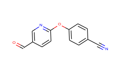 4-[(5-formyl-2-pyridinyl)oxy]benzenecarbonitrile