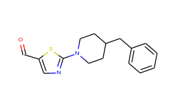 2-(4-benzylpiperidino)-1,3-thiazole-5-carbaldehyde