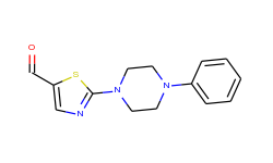 2-(4-phenylpiperazino)-1,3-thiazole-5-carbaldehyde