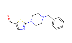 2-(4-benzylpiperazino)-1,3-thiazole-5-carbaldehyde