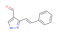 3-[(e)-2-phenylvinyl]-1h-pyrazole-4-carbaldehyde