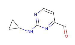 2-cyclopropylamino-pyrimidine-4-carbaldehyde