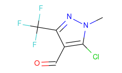 1H-Pyrazole-4-carboxaldehyde, 5-chloro-1-methyl-3-(trifluoromethyl)-