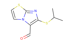6-(Isopropylthio)imidazo[2,1-b]thiazole-5-carboxaldehyde