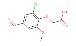 Acetic acid, (2-chloro-4-formyl-6-methoxyphenoxy)-