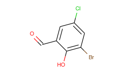Benzaldehyde, 3-bromo-5-chloro-2-hydroxy-