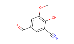 Benzonitrile, 5-formyl-2-hydroxy-3-methoxy-