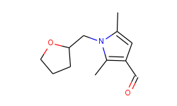 2,5-dimethyl-1-(tetrahydrofuran-2-ylmethyl)-1H-pyrrole-3-carbaldehyde