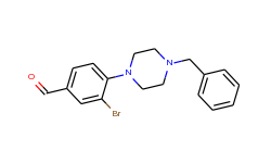 4-(4-Benzyl-1-piperazino)-3-bromo-benzaldehyde