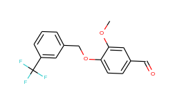 3-Methoxy-4-{[3-(trifluoromethyl)benzyl]oxy}benzenecarbaldehyde