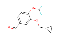 Benzaldehyde, 3-(cyclopropylmethoxy)-4-(difluoromethoxy)-