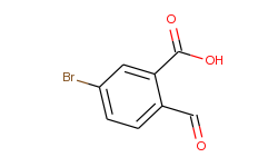 Benzoic acid, 5-bromo-2-formyl-