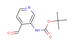 Carbamic acid, (4-formyl-3-pyridinyl)-, 1,1-dimethylethyl ester