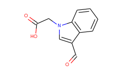1H-Indole-1-acetic acid, 3-formyl-
