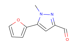 5-(Fur-2-yl)-1-methyl-1H-pyrazole-3-carboxaldehyde