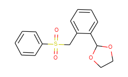 2-[2-(phenylsulfonylmethyl)phenyl]-1,3-dioxolane