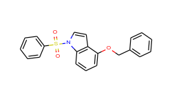 4-(benzyloxy)-1-(phenylsulfonyl)-1h-indole