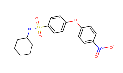 Benzenesulfonamide, N-cyclohexyl-4-(4-nitrophenoxy)-