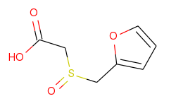 Acetic acid, [(2-furanylmethyl)sulfinyl]-