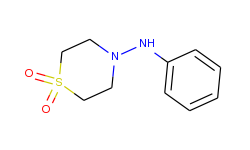 n-phenylthiomorpholin-4-amine 1,1-dioxide