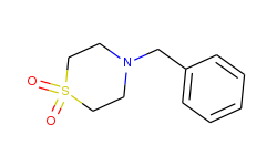 4-benzylthiomorpholine 1,1-dioxide