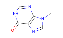 6H-Purin-6-one, 1,9-dihydro-9-methyl-