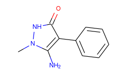 3H-Pyrazol-3-one, 5-amino-1,2-dihydro-1-methyl-4-phenyl-