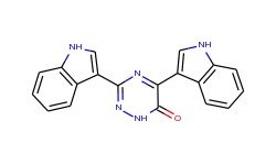 1,2,4-Triazin-6(1H)-one, 3,5-di-1H-indol-3-yl-