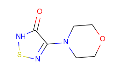 1,2,5-Thiadiazol-3(2H)-one, 4-(4-morpholinyl)-