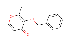 4H-Pyran-4-one, 2-methyl-3-(phenylmethoxy)-