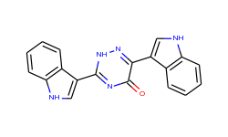 1,2,4-Triazin-5(2H)-one, 3,6-di-1H-indol-3-yl-